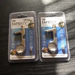 Safe Contact-less Led Keychain Multi-tool Silver Battery Included 2 Pack/ord. Fixed Price $12.00.