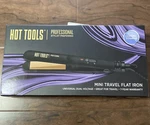 Hot Tools Mini Travel Flat Iron- Ceramic Titanium- Universal Dual Voltage. Fixed Price $34.99.
