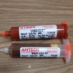 (expired) & Amtech Tacky Flux Paste Syringe STIRRI-V3-TF RMA-223-TF (nos). Fixed Price $30.00.