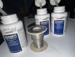 Lucas Milhaupt Silvabrite 5 Oz Paste Solder Flux 2 New One Barely Used 1/3 Roll. Fixed Price $53.99.