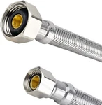 Plumb Pak PP23803 3/8-IN Compression 1/2-IN Fip 20-IN Steel Faucet Supply Tube. Fixed Price $10.99.