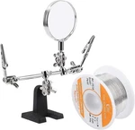 Wyctin Helping Hand With Magnifying Glass Bonus 60-40 Lead Rosin Core.... Fixed Price $12.93.