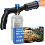 Propane Torch With Ergonomic Handle, One-touch Ignition, Adjustable Black. Fixed Price $30.99.