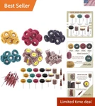 Abrasive Flap Wheel Set 50PCS 120 180 320 400 Grits Sanding Buffing Polish.... Fixed Price $43.99.