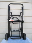 Vintage Conair Collapsible Luggage Cart Trolly Solid Metal 75 Lbs. Load. Fixed Price $44.94.