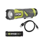 Ryobi Usb Lithium Led Flashlight Kit With 2.0 Ah Battery And Charging Cable. Fixed Price $34.99.