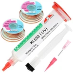 KL-533 Liquid FLUX,10CC No Clean & Wick,soldering .... Fixed Price $18.27.