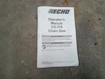 Echo CS-310 CS310 Oem Original Manual. Fixed Price $19.99.