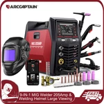 Arccaptain MIG205MP Welder 9 1 Icontrol Plasma Cutter & Welding Helmet Us. Fixed Price $789.99.