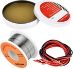 Accencyc Solder Core Wire And Rosin Paste Flux Kit Tin Lead Red, Black. Fixed Price $18.98.