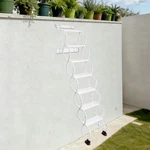 7-STEPS Villa Retractable Folding Stair Wall Mounted. Fixed Price $136.07.