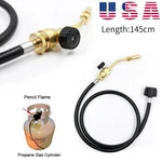 Mapp Gas Propane Tank-turbo Torch Hose Brazing Solder Welding Tool. Fixed Price $27.00.