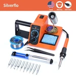 Electric Soldering Station Kit For Home Repair 60W Adjustable Temp Iron Tool Set. Fixed Price $39.99.