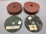 Lot Of 28 - 80 Grit Forney 4 Inch 71753 Aluminum Oxide Sanding Disc 5/8" Arbor. Fixed Price $37.95.