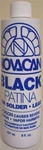 Novacan Black Patina For Lead & Solder - 8 Oz. Stained Glass Supplies. Fixed Price $7.89.