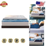 Full Mattress Topper 4 Inch Gel Memory Foam Pillow Cooling. Fixed Price $272.99.
