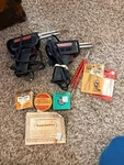 Vintage Weller Soldering Gun Lot Models 8200-N & D-440 With Kester Ti. Fixed Price $60.00.