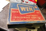 Used Once Vintage Wen Soldering Iron Kit Model 100K 120 Volt Watts 60 Cycle. Fixed Price $14.99.