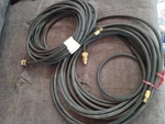 Lot Of Miller Weldcraft Hose Water ( 12.5' 3.8M Braided CS310-12W ???? ). Fixed Price $49.98.