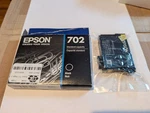 New Epson 702 Printer Ink Standard Capacity Black Cartridge Best Before 12/25. Fixed Price $10.00.