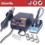 2IN1 Digital 750W Soldering Station Iron Kit Hot Air Gun Heat Rework Smd Welding. Fixed Price $52.99.