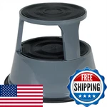 Vestil STEP-17-GY Steel Rolling Stool In. Top Height 500 Lb.. Fixed Price $167.98.