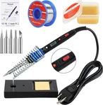 Soldering Iron Kit, 80W 110V Lcd Digital Welding Tools, 356-896 (180-480 ), Port. Fixed Price $34.93.