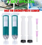 2 Set 30G Bga Solder Paste Leaded SN63/PB37 Syringe Liquid Melting-point Us. Fixed Price $11.95.