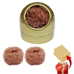Soldering Iron Tip Cleaner Steel Wool Cleaning Ball With Metal Stand. Fixed Price $23.99.