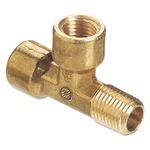 Pipe Thread Tees, Connector, 3,000 Psig, Brass, 1/4 In Npt (street) Western. Fixed Price $62.82.