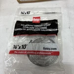 Oatey 33923 28 Ga. Galvanized Hanger Strap, Bagged 3/4-INCH 10FT Box Of 12. Fixed Price $49.49.