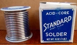 Unused Made In Usa Standard 16 Oz. Easy Flow Acid Core Solder New York. Fixed Price $19.95.