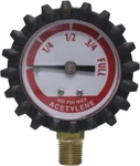 Uniweld G19D Welding Gauge With Rubber Boot, Steel, Red, Powder Coated. Fixed Price $29.43.