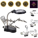 Versatile 3.5X & 12X Magnifying Led Soldering Station With Third-hand Clips. Fixed Price $20.89.