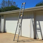 Ft Werner Aluminum Extension Ladder Type Ii 225 Lb Model D1216-2. Fixed Price $119.95.
