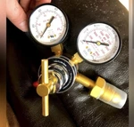 Genuine New Hobart Mig And Tig Compressed Gas Regulator 237703. Fixed Price $92.00.