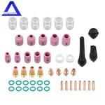 Tig Welding Torch Stubby Gas Lens #10 Pyrex Glass Cup Kit 49PCS For WP-17/18/26. Fixed Price $22.02.
