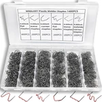 1400PCS Plastic Welding Kit, Welder Staples, With Storage Box,. Fixed Price $14.12.