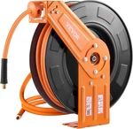 Retractable Air Hose Reel, 3/8IN 100FT Rubber Max 300PSI, Compres. Fixed Price $109.60.