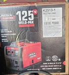 Lincoln Electric 125HD Flux Core Wire Feed Welder Steel 120V Gasless K2513-1. Fixed Price $479.99.