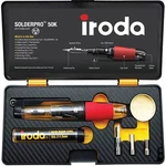 Iroda Solderpro 50K Butane Soldering Iron Kit 4-IN-1 30-70W Heat Gun Mini.... Fixed Price $75.89.