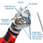 Cordless Sharpie Dx Tungsten Grinder Adjustable 15 - 45. Fixed Price $414.70.
