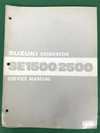Suzuki SE1500 SE2500 Generator Service Manual, SR-4101-E-03. Fixed Price $18.00.