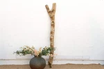 19TH Century West African Sun-bleached Ladder. Fixed Price $1995.00.