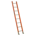 Louisville FE3108 Ft Overall H, Straight Ladder, Fiberglass, Steps, Orange. Fixed Price $156.99.