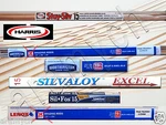 15% Silver Brazing Rods Only. Worthington, Harris Stay-silv,sil-fos, Lenox. Fixed Price $14.99.