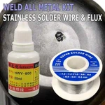 Aluminum Stainless Steel Lighter Flux Paste + Wire Soldering Tool. Fixed Price $11.99.