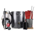 Toauto 6KG Gas Melting Furnace Kit Propane Forge Copper Gold Silver Metal Kiln. Fixed Price $123.86.