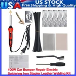 100W Car Bumper Repair Electric Soldering Iron Stapler Leather Welding Kit Us. Fixed Price $20.79.