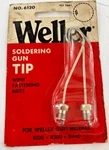 Weller 6120 Soldering Gun Tip With Fastening Nuts For Models 8100-820. Fixed Price $15.00.